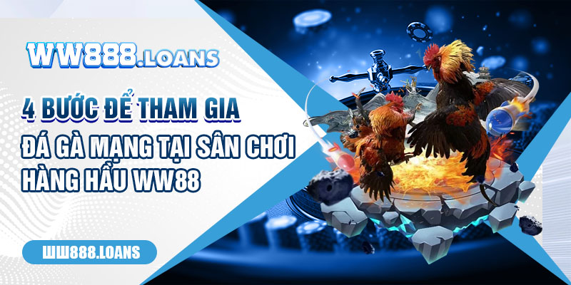 4 bước để tham gia đá gà mạng tại sân chơi hàng hầu WW88